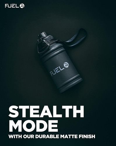 Fuel24 black water bottle - fuel24, 1.3l