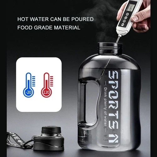 Large sports water bottle - water, 1.7l