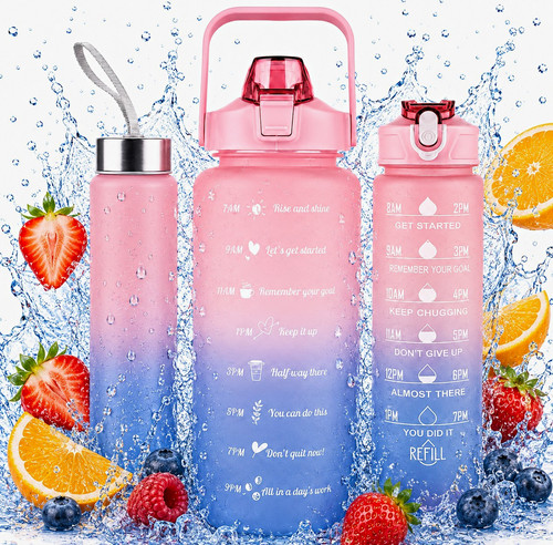 Piece water bottle set 2l - water,
