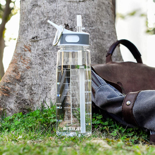 2xwater bottle with straw and - 2xwater,
