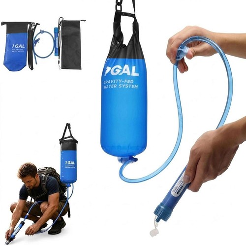 Gravity fed water - gravity-fed,